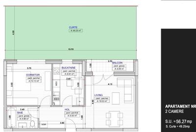 Apartament cu 2 camere decomandat în 1 Decembrie 1918 - 1