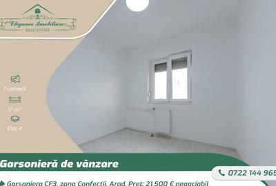 Garsoniera CF 3, zona Confectii, Arad