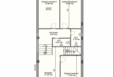 Spatiu medical, 145 mp utili, D+P, la cheie, zona centrala! - 3