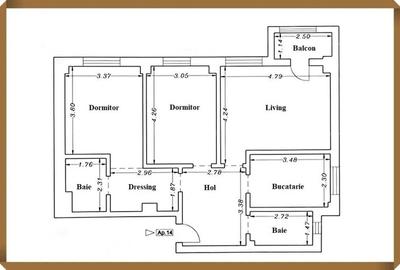 COMPOZITORI-PRIMO APARTAMENT CU 3 CAMERE 78 MP RENOVAT LOC PARCARE - 7