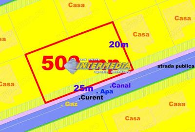 Teren intravilan 500mp, zona Alba Micesti, cu utilitati - 1