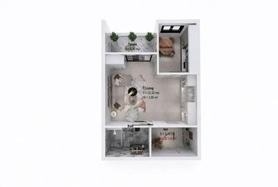 Garsonieră decomandată în Theodor Pallady - 6