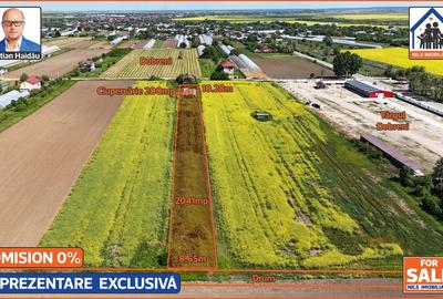 Teren agricol intravilan de 2041 mp, în Dobreni - 2