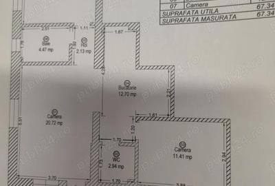 Apartament 3 camere bloc nou zona stadion de vanzare - 1