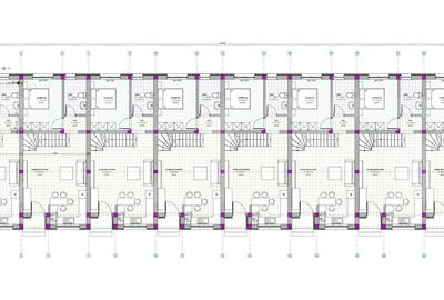 Patru case insiruite cu 3 camere, 110 mp utili, zona Ampoi 3 - 3