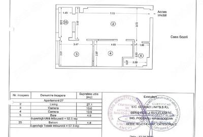 Apartament cu 3 camere semidecomandat în Nord - 2
