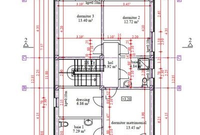 Casă cu 4 camere cu Teren 443 Mp în Balotești - 3