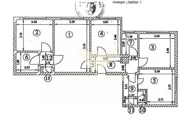 Apartament cu 4 camere semidecomandat în Turda - 9