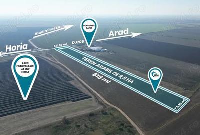 Teren de 28000 mp, în Vladimirescu - 3