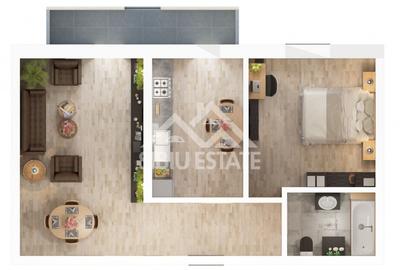 Apartament 2 camere cu balcon si parcare , Doamna Stanca - 2