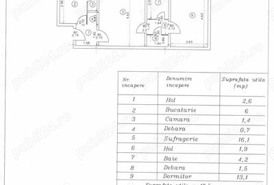 Apartament cu 2 camere semidecomandat în Nord - 5