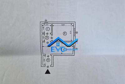 Apartament cu 2 camere nedecomandat în Tătărași