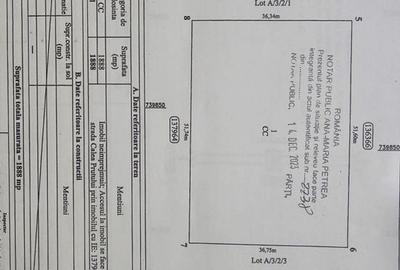 Teren intravilan in Galati, str. Macului, sup. 2077 mp - 70 euro/mp - 2