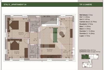 3 camere bloc nou, zona Nerva Traian, metrou Timpuri Noi ! - 7
