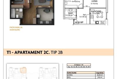 Amesa Berceni - Apartament 2 camere la 5 minute de Aparatorii Patriei Amesa Berceni - Apartament 2 camere la 5 minute de Aparatorii Patriei - 6