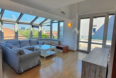 Penthouse cu 3 camere decomandat, mobilat în Domenii - 2