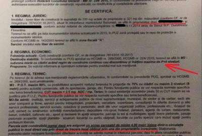 Teren de 330 mp, în Unirii - 5