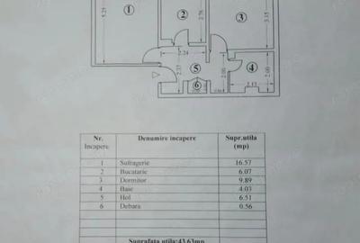 Km 4-5 Anda apartament 2 camere decomandat renovat - 2