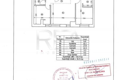 Apartament cu 2 camere semidecomandat, mobilat în Pipera - 8
