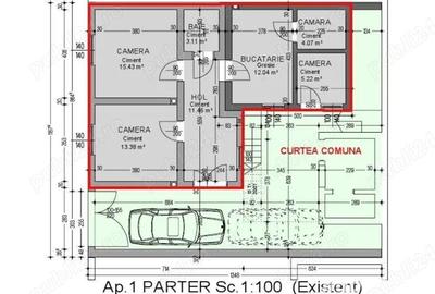 Casă cu 3 camere în Central - 7