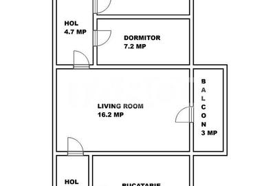 Apartament cu 3 camere semidecomandat, mobilat în Mihai Viteazul - 5