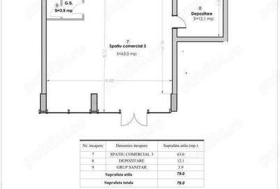 Spatiu de VANZARE SAU INCHIRIAT 79 mp , str Martir Gabriela Tako nr.3, Zona Lipovei - 4