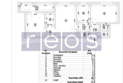VANZARE 3 CAMERE SEMIDECOMANDAT - PARC  IOR - 3