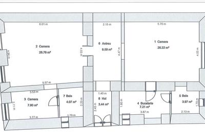 Spațiu comercial, de 91 mp, în Central - 8