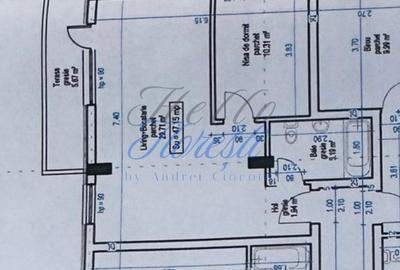 Apartament 2 camere, SU 47,15 mp, zona Vivo