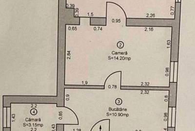 Casă cu 2 camere în Central - 7