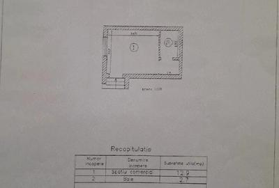 Spațiu comercial, de 18 mp, în Alexandru cel Bun - 1