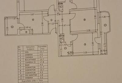 Apartament cu 4 camere decomandat în Pieții - 1