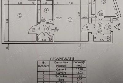 Apartament cu 2 camere semidecomandat în Dristor - 8