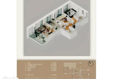Apartament cu 3 camere în Titan - 1