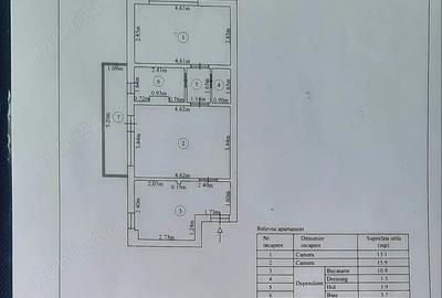 Apartament cu 2 camere semidecomandat în Sânpetru