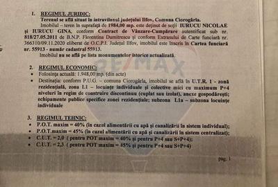 De vanzare | Teren intravilan Ciorogarla, Judet Ilfov - 5