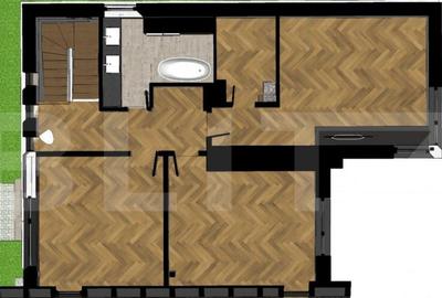 Casă cu 4 camere cu Canalizare în Cristian - 11