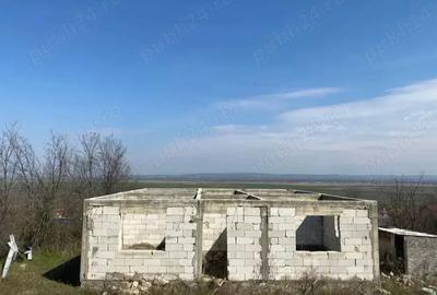 Teren cu casa la stadiul de acoperis si cabanuta - 3