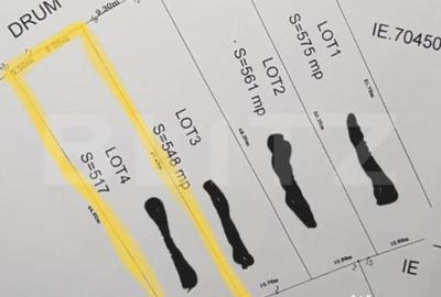 Teren de 517 mp, în Central