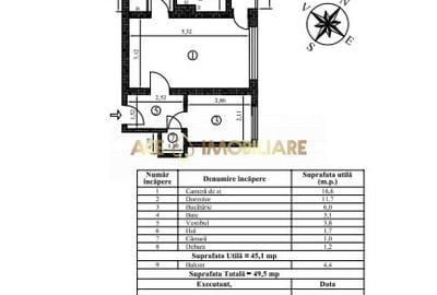 Apartament cu 2 camere decomandat, mobilat în Bucureștii Noi - 9