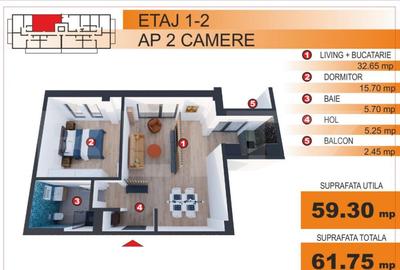 Comision 0%! Apartament 2 camere, EXCLUSIV in Blitz, zona Im - 1