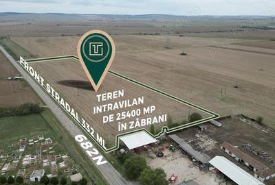 Teren de 25400 mp, în Zăbrani - 2