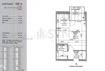 Apartament cu 3 camere decomandat în Central - 1