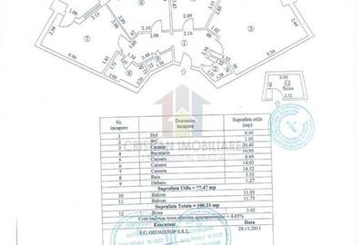 Apartament cu 3 camere decomandat în Călărași - 15