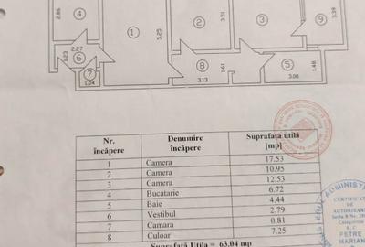 Apartament 3 camere renovat complet - etaj 1/4 - Metrou Titan - 7
