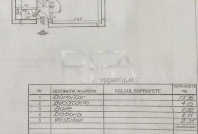 Garsoniera in Titulescu cu Vedere pe Spate - 9