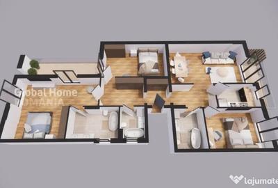 Apartament cu 4 camere decomandat în Băneasa - 5