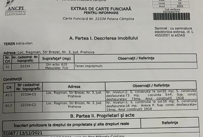 Teren Construcții intravilan de 710 mp, în Răgman - 3