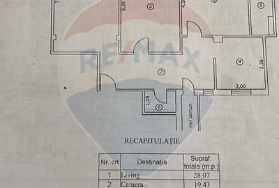 Apartament central, 3 camere, 2 bai, -renovat complet, modern - 9