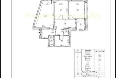 Apartament 3 camere Obor, ALMO, Proprietar - 15